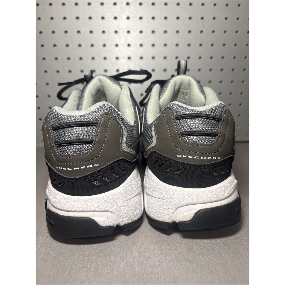 Skechers Stamina Cutback Shoes Mens Size 14 EW Extra Wide Gray Running Sneakers - Picture 4 of 14